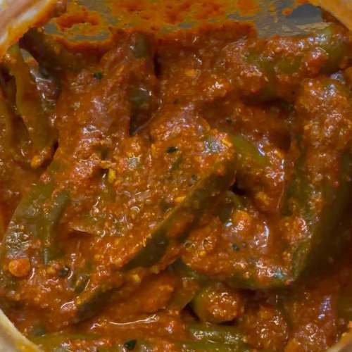 5. Green Chilli Pickle